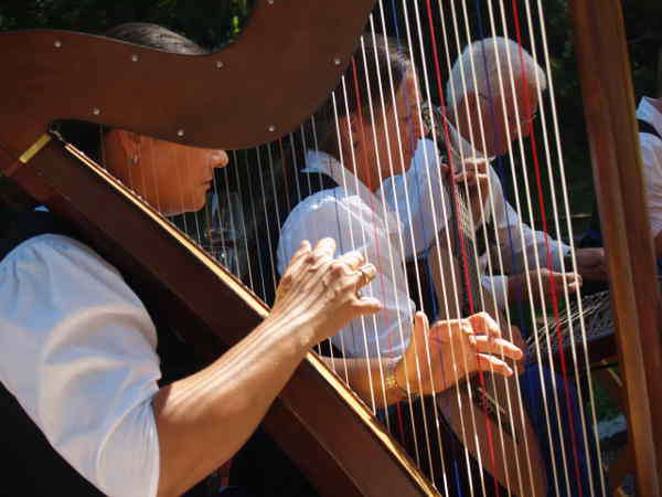 Zither und Hackbrett sind ein fester Bestandteil alpenländischer Musik